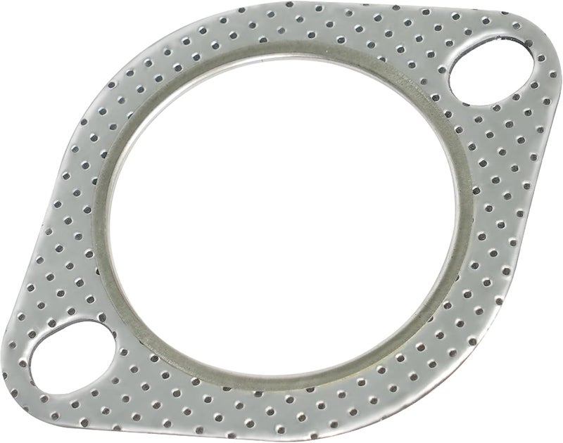 Simnliras Store 2 Bolt 2.25 inch/60mm Exhaust Flange Connection Kit Corrosion Proof Exhaust Flange & Exhaust Gasket Kit with Bolts & Nuts for 60mm Downpipe(2 Pcs Flange) - Image 4